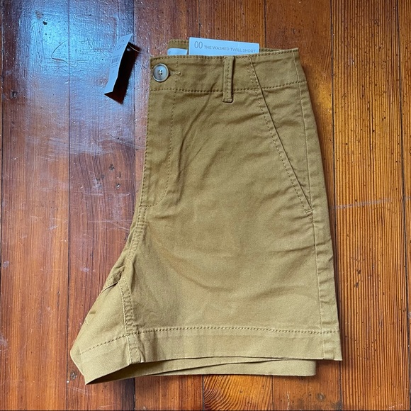 NWT Loft Curvy Washed Twill Shorts - Picture 5 of 6